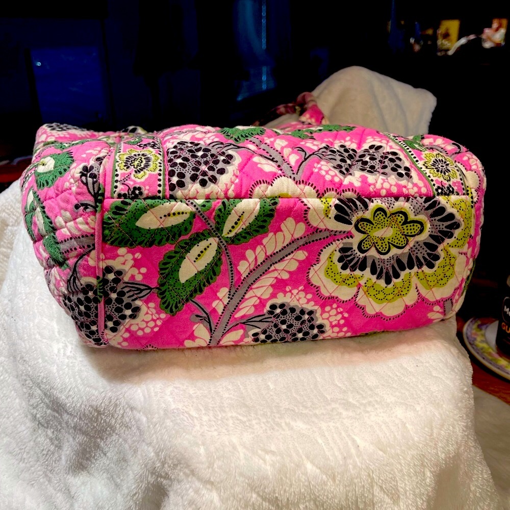 Vera Bradley “Priscilla Pink” Campus Shoulder bag w/Wallet - Picture 8 of 14